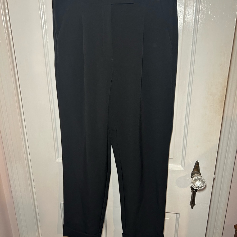 LOFT Black High-Rise Pants